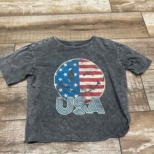 USA Smiley Face | Short Sleeve Tshirt